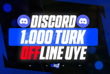 ⭐[TÜRK] Discord 1000 Offline Üye + RESİM