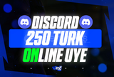 ⭐[TÜRK] Discord 250 7/24 Online Üye + RESİM