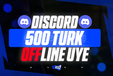 ⭐[TÜRK] Discord 500 7/24 Offline Üye + RESİM