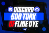 ⭐[TÜRK] Discord 500 7/24 Offline Üye + RESİM