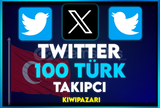 ⭐️ [TÜRK + GARANTİLİ] 100 TWİTTER TAKİPÇİ
