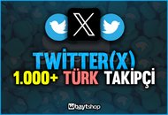 ⭐[TÜRK-GARANTİLİ] 1000 TWİTTER(X) TÜRK TAKİPÇİ 