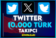 ⭐️ [TÜRK + GARANTİLİ] 10000 TWİTTER TAKİPÇİ