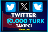 ⭐️ [TÜRK + GARANTİLİ] 10000 TWİTTER TAKİPÇİ