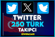⭐️ [TÜRK + GARANTİLİ] 250 TWİTTER TAKİPÇİ