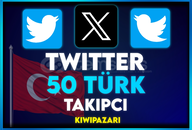 ⭐️ [TÜRK + GARANTİLİ] 50 TWİTTER TAKİPÇİ