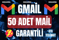 ⚡️Türk Gmail (50 Adet) | ⭐️ Kalite Garantili