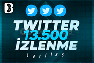 ⭐️ [TÜRK + HIZLI] TWITTER 13.500 GÖRÜNTÜLENME