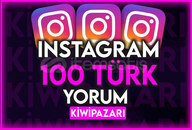 ⭐️[TÜRK] INSTAGRAM 100 TÜRK YORUM