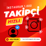 [+TÜRK] İNSTAGRAM 1.000 TÜRK TAKİPÇİ