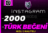 ⭐ TÜRK ⭐ İNSTAGRAM +2000 BEĞENİ