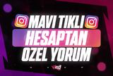 ⭐[TÜRK] Instagram Mavi Tikli Özel Türk Yorum