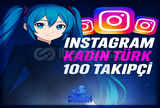 [TÜRK KADIN] 100 TAKİPÇİ GARANTİLİ