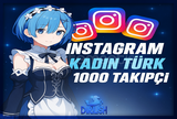 [TÜRK KADIN]☘️1000 TAKİPÇİ GARANTİLİ