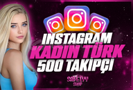 ☘️[TÜRK KADIN]☘️500 TAKİPÇİ GARANTİLİ☘️