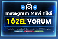 [Türk Mavi Tikli Hesaptan✅] 1x Özel Yorum | IG
