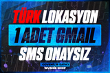 ⭐TÜRK SMS ONAYSIZ 1 ADET GMAİL⭐