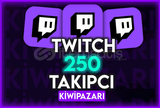 ⭐️[TÜRK] TWITCH 250 GERÇEK TAKİPÇİ