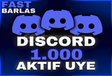 ⭐️[ÜYE] DİSCORD 7/24 AKTİF 1000 ÜYE!