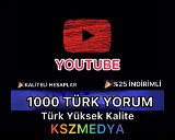 (TÜRK) YouTube 1000 Türk Organik Yorum