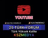 (TÜRK) YouTube 25 Türk Organik Yorum