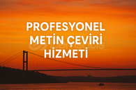 Türkçe ↔ İngilizce Profesyonel Çeviri Hizmeti