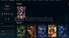 TR / HANDMADE / UNRANKED / 121 SKIN / LVL 173