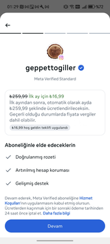 Türkiye Kurulumlu - İndirimli Meta Verified 