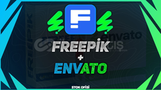 ⭐️ Envato + Freepik ⭐️ 1 Aylık - HIZDAN ŞAŞMAYIN