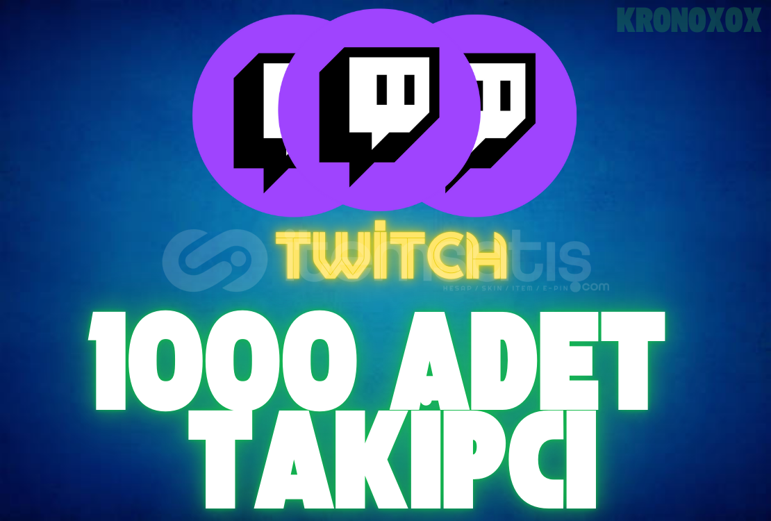 TWİCH 100 ADET TAKİPCİ TWİCH 100 ADET TAKİPCİ