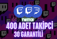 TWİCH GARANTİLİ 400 TAKİPCİ