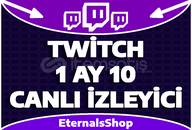 Twitch 1 Ay Oto 10 Canlı İzleyici - GELİŞİM
