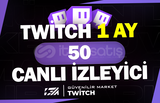 Twitch 1 Ay Oto 50 Canlı İzleyici - GELİŞİM 