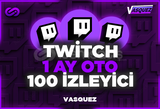 ⭐TWİTCH 1 AY OTO 100 İZLEYİCİ⭐