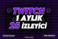 ★ TWİTCH 1 AYLIK 25 İZLEYİCİ ★