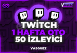 ⭐TWİTCH 1 HAFTA OTO 50 İZLEYİCİ⭐