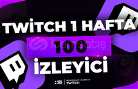 Twitch 1 Hafta Oto 100 Canlı İzleyici - GELİŞİM