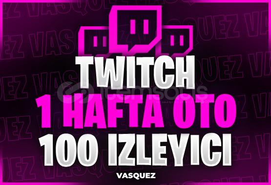 ⭐TWİTCH 1 HAFTA OTO 100 İZLEYİCİ⭐ ⭐TWİTCH 1 HAFTA OTO 100 İZLEYİCİ⭐