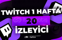 Twitch 1 Hafta Oto 20 Canlı İzleyici - GELİŞİM 