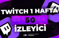 Twitch 1 Hafta Oto 50 Canlı İzleyici - GELİŞİM 