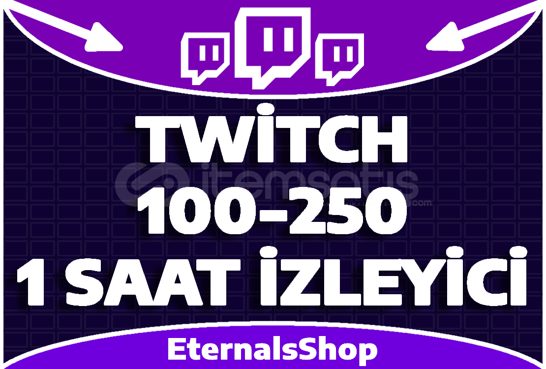 Twitch 1 Saat 100-250 Canlı İzleyici - GELİŞİM Twitch 1 Saat 100-250 Canlı İzleyici - GELİŞİM