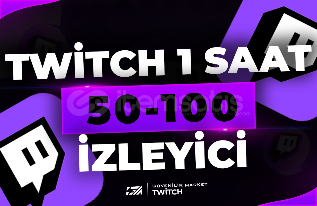 ⭐Twitch 1 Saat 50-100 Canlı İzleyici⭐ ⭐Twitch 1 Saat 50-100 Canlı İzleyici⭐