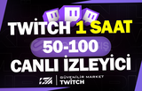 Twitch 1 Saat 50-100 Canlı İzleyici - GELİŞİM 