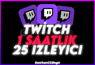 [Twitch] 1 Saatlik 25 İzleyici
