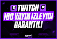 Twitch 100 Canlı Yayın İzlenme (30 Dk)