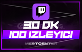 ⭐️TWİTCH 100 CANLI YAYIN İZLEYİCİ [30DK]⭐️