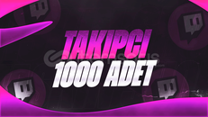 Twitch 1000 Adet Takipçi - %GARANTİ