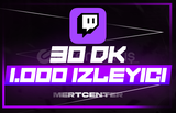 ⭐️TWİTCH 1000 CANLI YAYIN İZLEYİCİ [30DK]⭐️