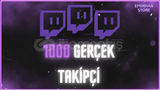 ⭐️TWİTCH 1000 GERÇEK TAKİPÇİ⭐️