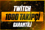 ⭐TWİTCH 1000 TAKİPÇİ